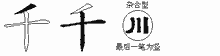 千五笔拆分图