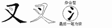 叉五笔拆分图