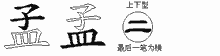 孟五笔拆分图