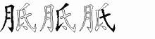 胝五笔拆分图