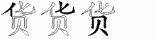 货五笔拆分图